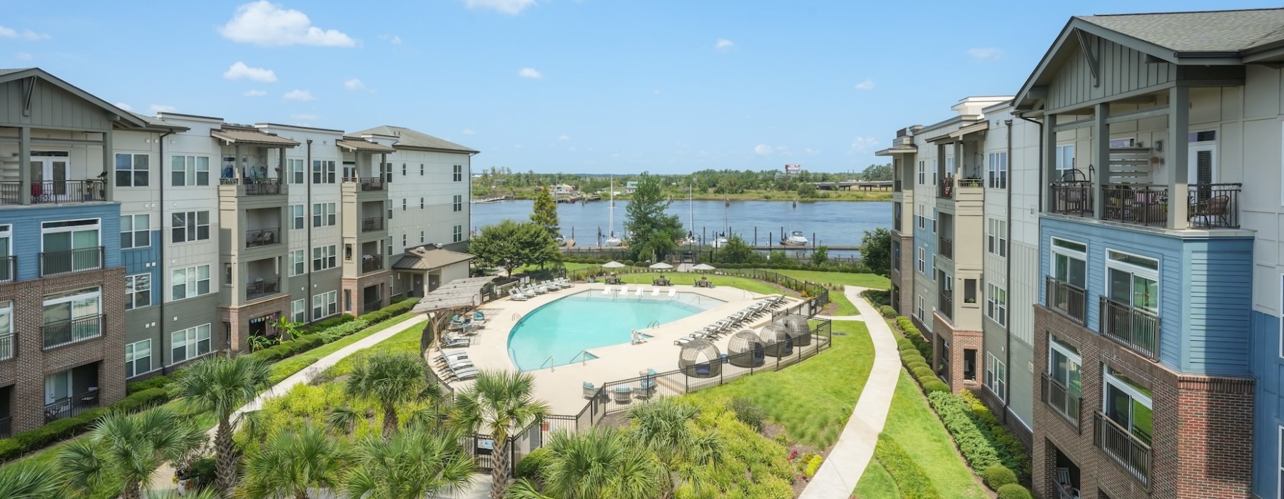 Exterior with pool view